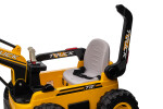 Mamido Mamido Detský elektrický bager CAR-26B žltý | 4x4 | RC 2.4Ghz | EKO koža | 12V10Ah