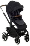 JANÉ Kočík kombinovaný 3v1 Crosslight Pro + Micro Pro 2 + Koos Isize autosedačka Cold Black.
