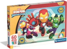 Clementoni Puzzle Iron Man a jeho úžasní priatelia MAXI