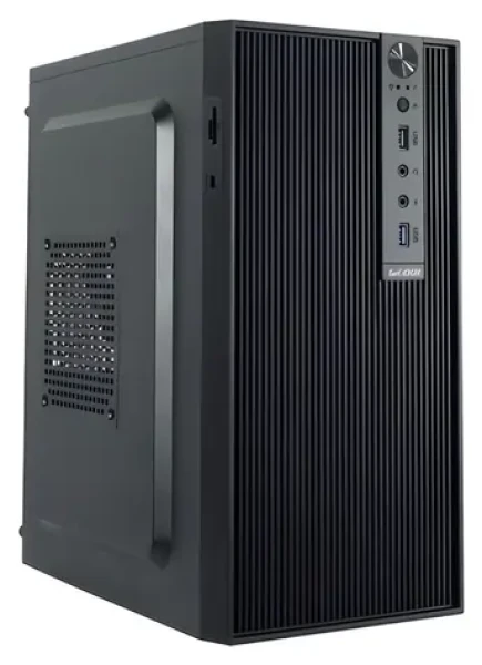 1stCool MicroTower STEP 6 ver.2 čierna / PC skriňa / Bez zdroja / USB 3.2 Gen 1, USB-C Gen 2, čítačka kariet