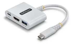 StarTech USB-C Multiport Hub 168W biela / Rozbočovač / HDMI / USB-A / USB-C (168W-USBC-MULTIPORT)
