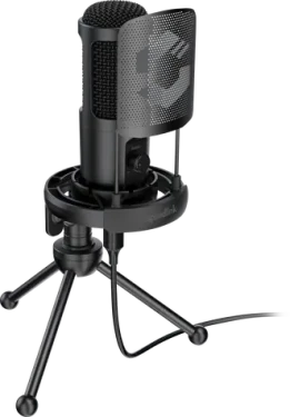 Speed Link AUDIS PRO čierna / Stolný mikrofón / kondenzátorový / kardioidný / pop filter