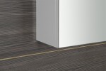 SAPHO - RIWA galérka s LED osvetlením, 81x70x17cm, biela lesk RIW080-0030
