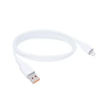 Solight SSC15005-S Kábel Lightning (M) - USB-A (M) 0.5m biela / silikón (SSC15005-S)