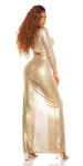 Sexy Koucla Red Carpet Dress with Sexy Cut-Out GOLD