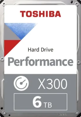 Toshiba X300 Performance 6TB / 3.5" / 7 200 rpm / 512MB cache / SATA III / CMR (HDWR760UZSVA)