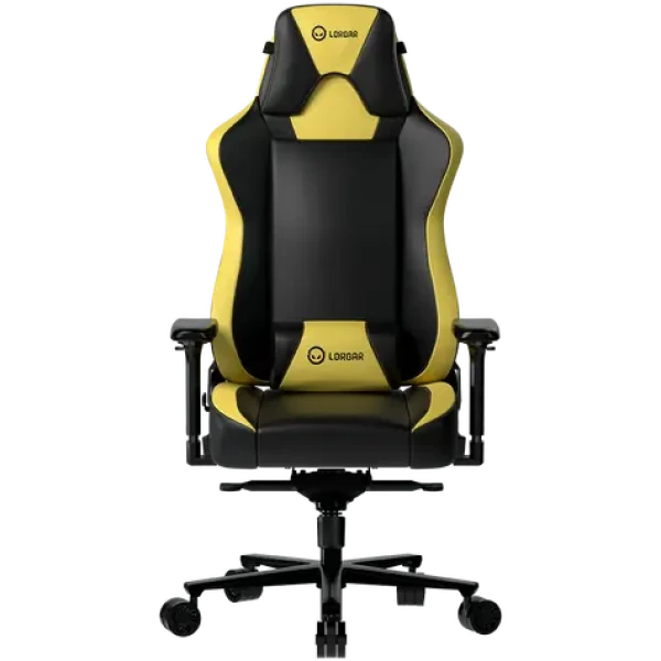 LORGAR Base 311 čierno-žltá / Herná stolička / nastaviteľná / syntetická koža / pojazdové kolieska / nosnosť 150 kg (LRG-CHR311BY)