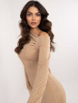 Dámske šaty DHJ SK 20093.17 Camel beige - FPrice one size camel