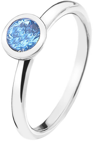 Hot Diamonds Strieborný prsteň Emozioni scintilla Blue Peace ER022 mm