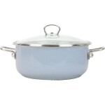Belis BELIS smaltovaný rendlík so sklenenou pokrievkou PREMIUM sivý 16 cm/1,25 l - Belis - Belis