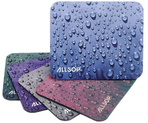 Allsop Kvapky modrá / Podložka pod myš / Protišmyková / 278 × 268 mm (05494)