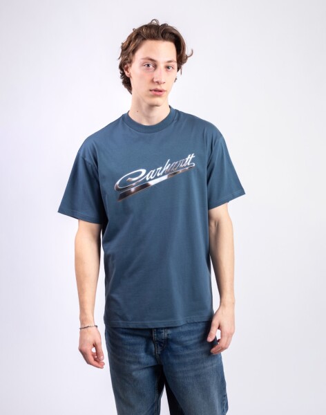 Carhartt WIP S/S Vrooom T-Shirt Office Blue L