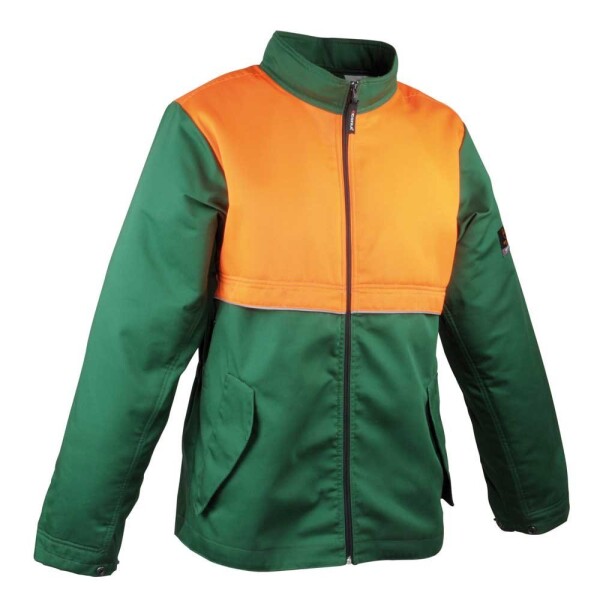 Bunda Cofra SAW BRAKE Farba: Zelená/ Oranžová, Veľkosť: 4XL (V490_0_08_4XL)