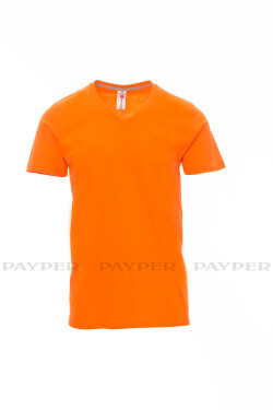 Pánske tričko Payper V-NECK Farba: Oranžová, Veľkosť: S (000103002602000S)