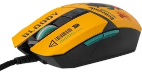 A4Tech Bloody W63 Max RENEGADE žltá / Herná myš / 12000 DPI / 2000 Hz / RGB / USB (A4TMYS47620)