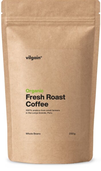 Vilgain Čerstvo pražená káva BIO – Peru 250 g