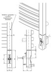 NOVASERVIS - Elektrická vykurovacia tyč 300W čierna GZNEW3BL