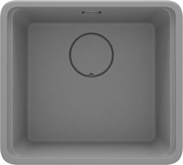 DEANTE DEANTE - Momi metallic grey Granitový drez, 1-bowl ZKM_S10A