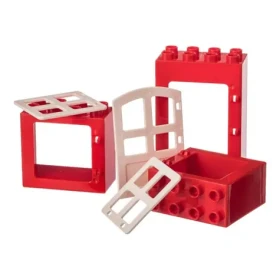 LW Toys Kreatívny set okna a dvere KOCKY