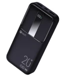 C-tech BATCT1341 22.5W 20000 mAh čierna / Power Bank / USB-A / USB-C / 5V 9V 12V (8594125014216)