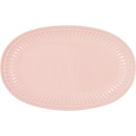 GREEN GATE Oválny tanier Alice Pale Pink