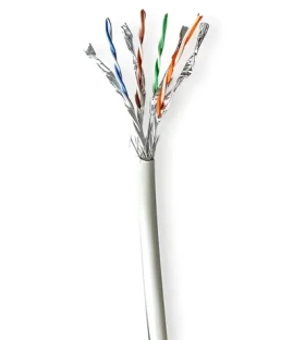 Nedis Inštalačný kábel CAT7 šedá / Inštalačný kábel / S/FTP / 305 m / LSZH (CCBG8548GY305S)