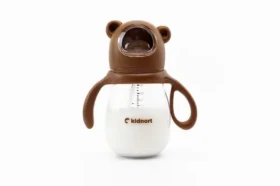 Kidnort Jordbaer Dojčenská fľaša 300ml 6m+ hnedá (KID000043)