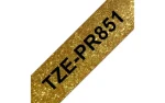 Brother TZe-PR851 zlatá/čierna / Páska do štítkovača / Premium / laminovaná / 24 mm / 8 m (TZEPR851)