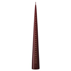 Ester & erik Adventná sviečka Cone 37 cm – 44/2 Deep Wine