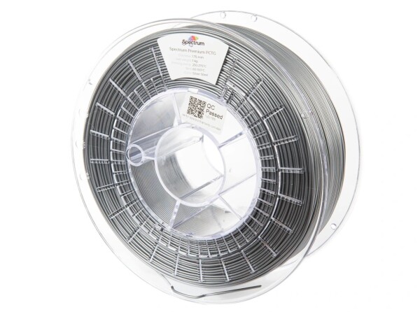 Spectrum PCTG Premium filament Silver Steel 1,75 mm 1 kg