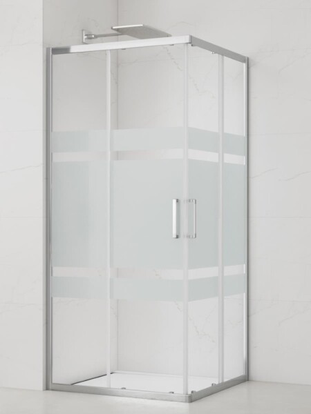 Sprchovací kút štvorec 80x80 cm SAT TEX SIKOTEXQ80CRS SIKOTEXQ80CRS