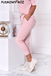 Dámské kalhoty model 17605172 - OFF PINK melanžově šedá XL