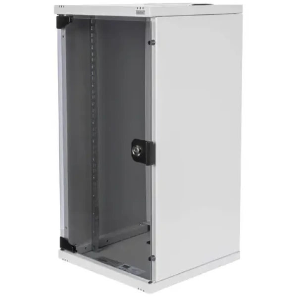 Digitus DN-10-12U sivá / Nástenná skriňa / 10" / 312x300 mm / 12U / sklenené dvere / IP20 (DN-10-12U)