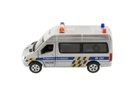 Rappa Auto polícia kovové 15cm na batérie so svetlom so zvukom
