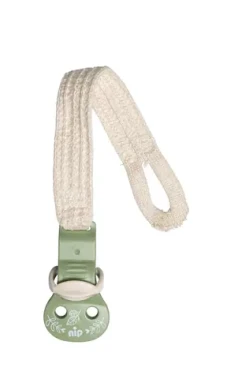 NIP NATURE line klip na cumlík 0m+ zelená (NIP38637-51)