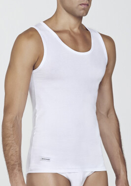 Pierre Cardin U15 pánsky singlet M Bílá