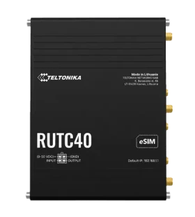 Teltonika RUTC40 / Router industriálny / 4G (LTE) / Wi-Fi 6 / Dual SIM eSIM / 4X LAN / 1x WAN (RUTC40000000)
