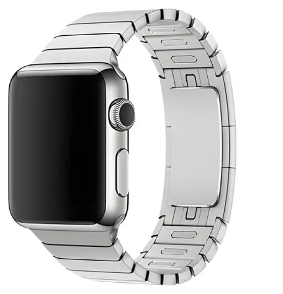 Devia Elegant Link Bracelet 44/45/49mm strieborná / Remienok pre Apple Watch / Článkový ťah (6938595325137)