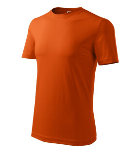 Klasické nové pánske tričko oranžové XL