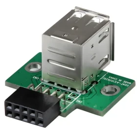 StarTech interný USB kábel 2x Port čierna / Kábel / IDC / 2x USB 2.0 (USBMBADAPT2)