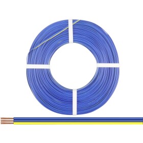 Donau Elektronik 318-223-50 opletenie / lanko 3 x 0.14 mm² + 3 x 0.14 mm² modrá, modrá, žltá 50 m; 318-223-50