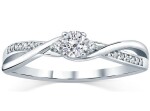 Silvego Strieborný prsteň s kryštálmi Swarovski FNJR085sw 56 mm