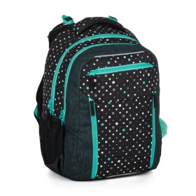 Školský batoh Bagmaster Porto 24 C Black/turquoise