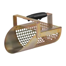 GARRETT Kovová lopatka na piesok / Hračka na piesok / Eloxovaná oceľ / Sito 3/8” (1600970)