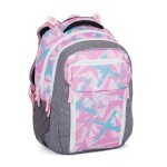 Školský batoh Bagmaster Porto 24 B Grey/Pink/Blue
