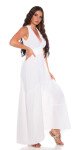 Sexy Goddess-Maxidress to tie white S/M