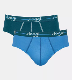 Pánske nohavičky Start Midi C2P box - UNKNOWN - teal V017 - SLOGGI UNKNOWN 6