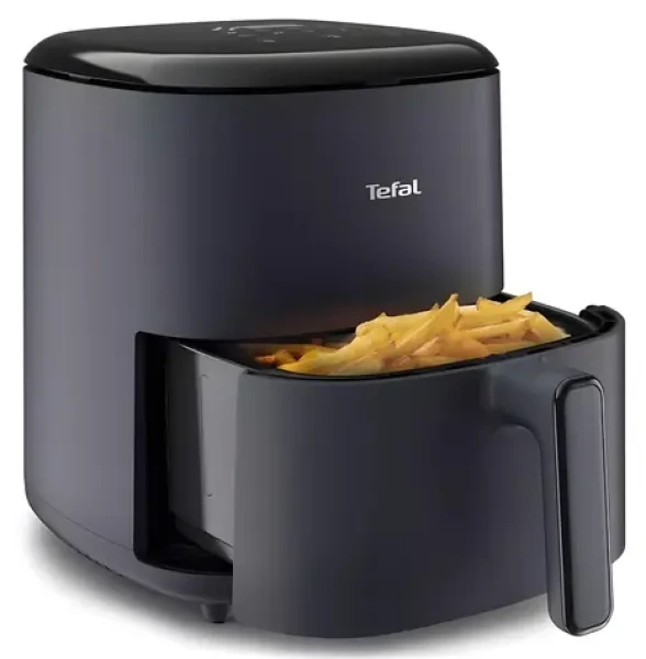 TEFAL EY245B10 sivá / Teplovzdušná fritéza / 1500 W / 5 l / LCD displej (EY245B10)