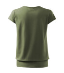 Mestské tričko khaki S