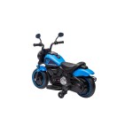 Mamido Detská elektrická motorka Chopper Faster modrá